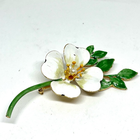 Original By Robert Jewelry - Original by Robert Dogwood Flower Brooch